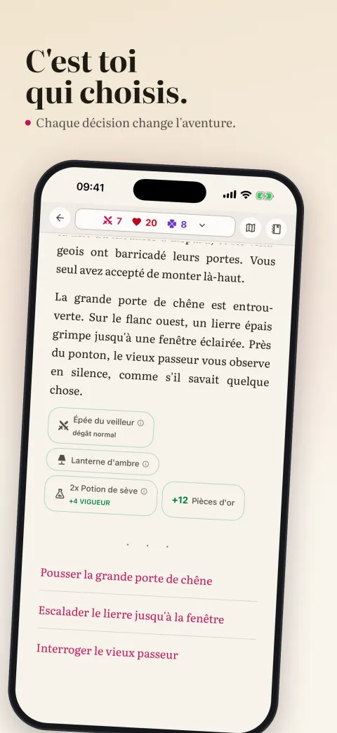 C'est toi qui choisis.